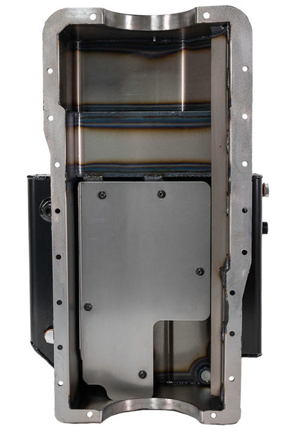 Moroso Ford 351W (w/Rear Sump) Kicked Out Circle Track Baffled Wet Sump 9qt 7.5in Steel Oil Pan