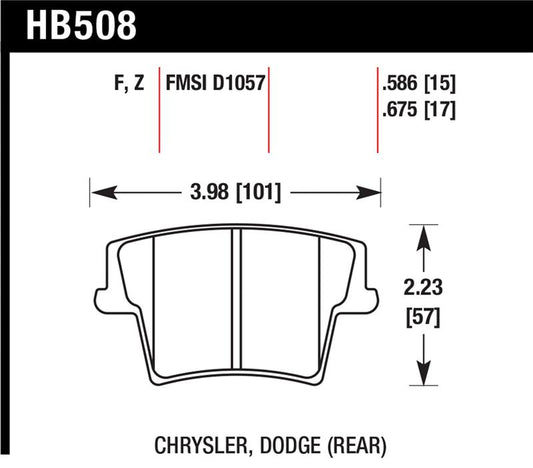 Hawk Performance Hawk HPS Street Brake Pads
