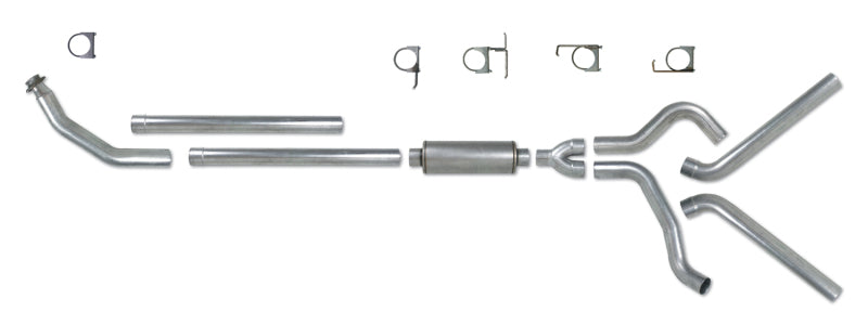 Diamond Eye Performance Diamond Eye KIT 4in Turbo Back DUAL SS: 94-02 DODGE CUMMINS 5.9L