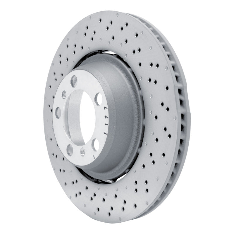 DFC 13-19 Porsche 911 Left Rear Drilled Hi-Carbon Alloy Geomet Coated Rotor