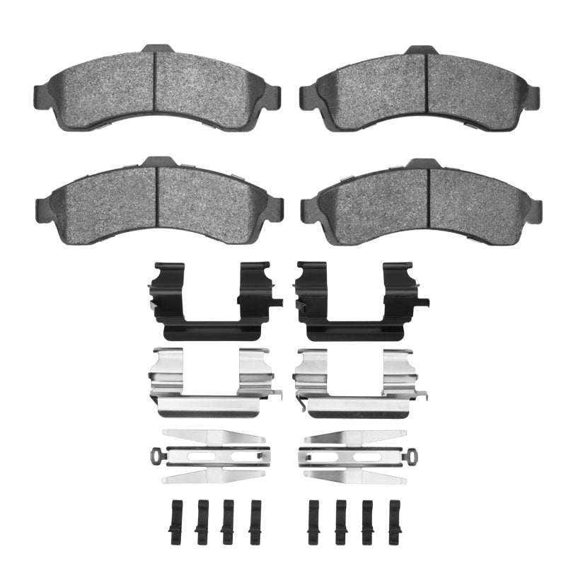 R1 Concepts R1 02-05 Buick Rainier Front Semi Met Pads & Hardware Kit