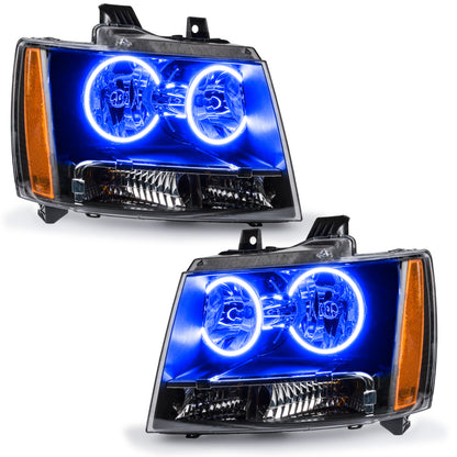ORACLE Lighting Oracle 07-13 Chevrolet Avalanche Pre-Assembled SMD Headlights - Blue