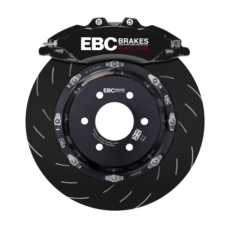 EBC Racing 13-16 BMW M235i (F22)/F23) Black Apollo-6 Front Right Brake Caliper