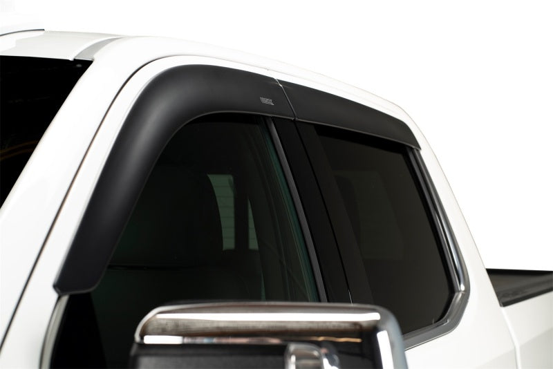 Husky Liners 15-25 Ford F-150 CC & 17-25 F-250/350/450 SD CC Ventvisor Low Pro (4pc) - Matte Blk