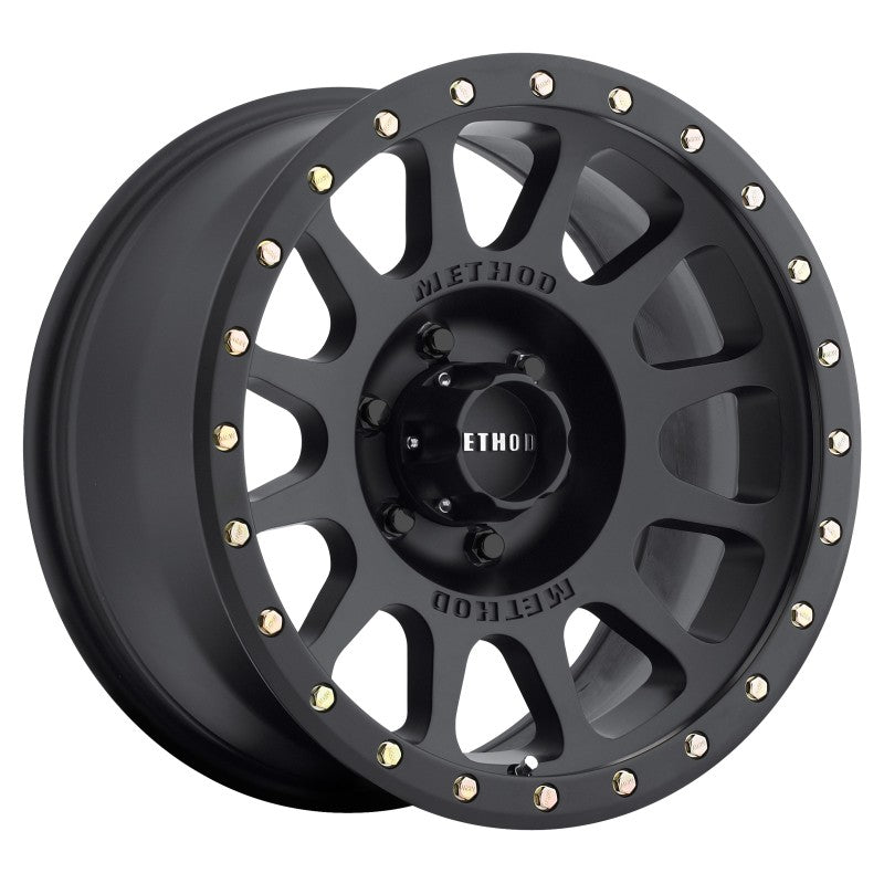 Method Wheels Method MR305 NV 18x9 0mm Offset 6x135 94mm CB Method Matte Black Street Loc Wheel