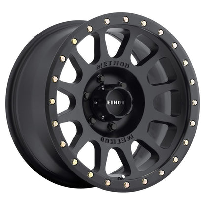 Method Wheels Method MR305 NV 18x9 0mm Offset 6x135 94mm CB Method Matte Black Street Loc Wheel