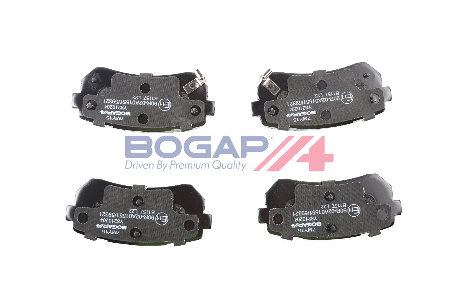 BOGAP Y8210204 Brake Pad Set, Disc Brake
