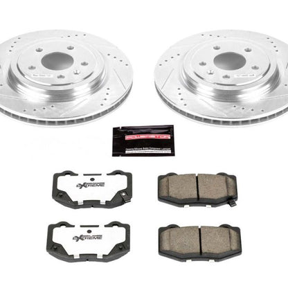 PowerStop Power Stop 14-19 Chevrolet Corvette Rear Z26 Street Warrior Brake Kit