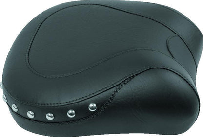 Mustang Motorcycle Mustang 00-15 Harley Softail Standard Rear Tire Sport Touring Passenger Seat w/Studs - Black
