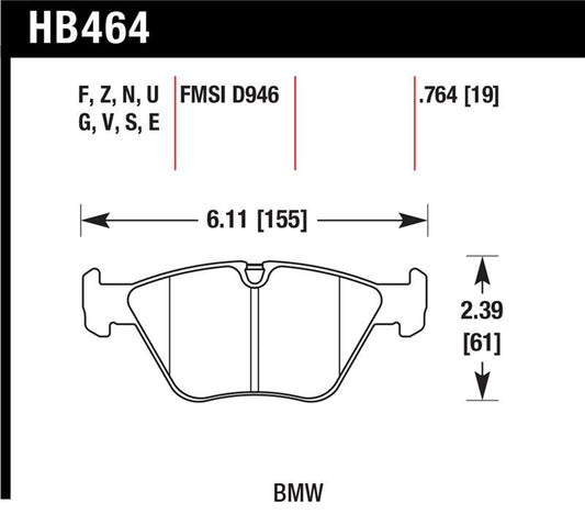 Hawk Performance Hawk HP+ Street Brake Pads