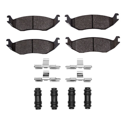 R1 Concepts R1 2002-2024 Chrysler Aspen Rear Performance Off-Road/Tow Brake Pads & Hardware Kit