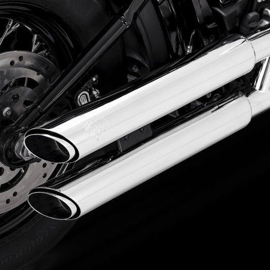 Vance and Hines Vance & Hines 18-22 Harley-Davidson Softail Twin Slash S/OS PCX Slip-On Exhaust - Chrome