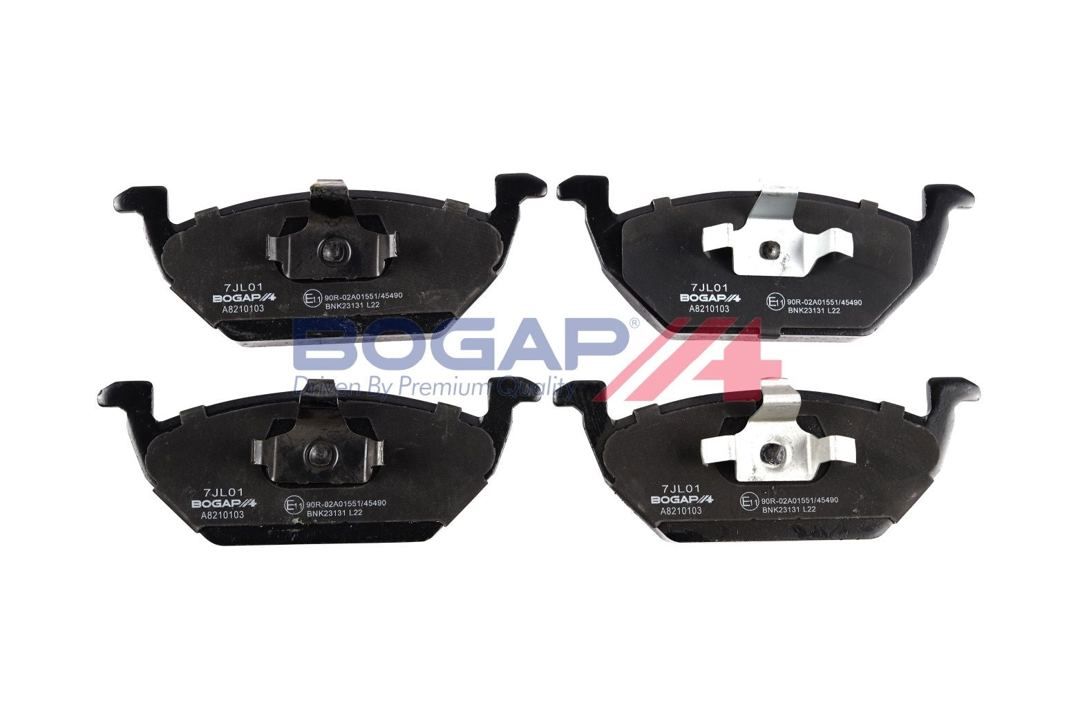 BOGAP A8210103 Brake Pad Set, Disc Brake