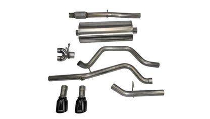 CORSA Performance Corsa 2014-2019 C Sierra/Chevy Silv 1500 Crew Cab/Short Bed 5.3L V8 Black Sport Dual Rear CB Exhaust