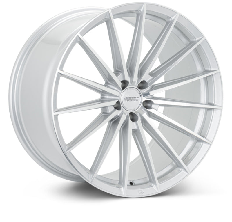 Vossen HFX-4 20x11 - 5x120 - ET40 - Deep - 72.56 - Silver Polished Wheel