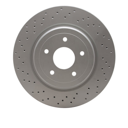 DFC 06-13 Chevrolet Corvette Rear Drilled GeoSPEC Coated Rotor