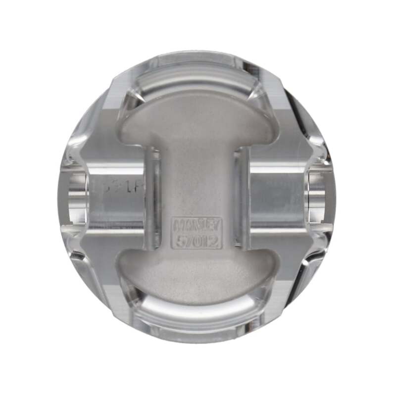 Manley Performance Manley Mitsubishi 4B11 86.5mm Bore 10.0:1 CR -3.5cc Dish Turbo Tuff Piston Set w/ Rings