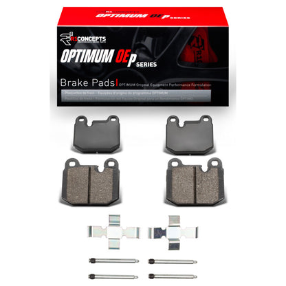 R1 Concepts R1 77-83 BMW 320I (USA/Canada) Front Optimum OE Pads & Hardware Kit
