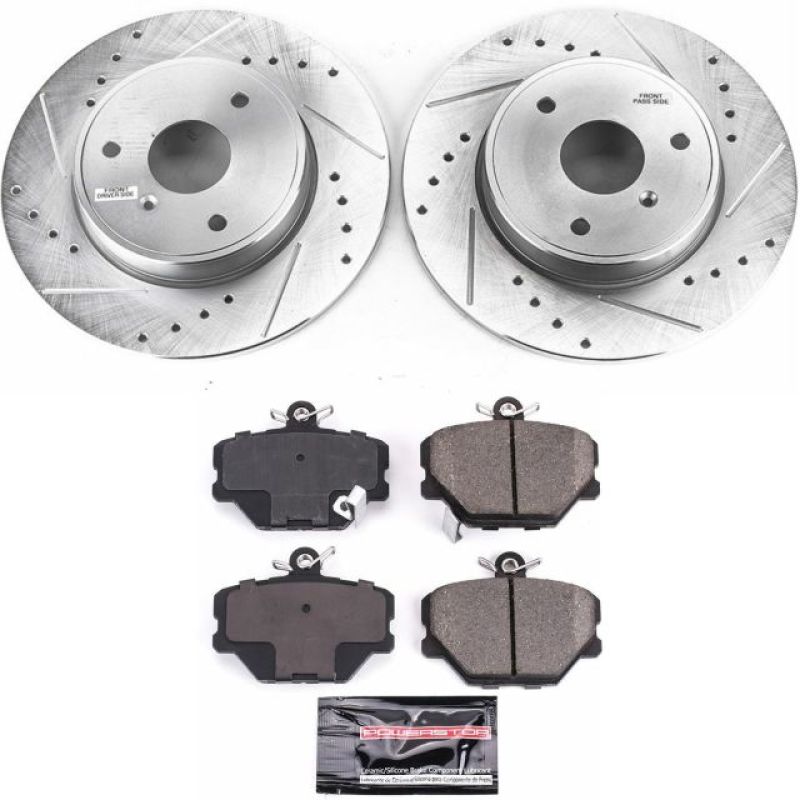 PowerStop Power Stop 08-16 Smart Fortwo Front Z23 Evolution Sport Brake Kit