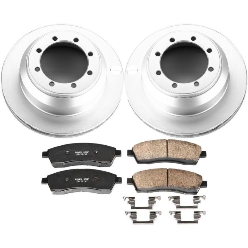 PowerStop Power Stop 99-04 Ford F-350 Super Duty Rear Z17 Evolution Geomet Coated Brake Kit