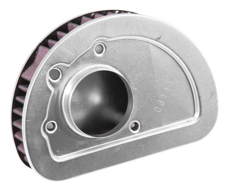 K&N Engineering K&N Replacement Unique Air Filter 6.625in L x 4.75in W x 1.625in H with 1 Flange for Harley-Davidson