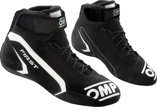 OMP First Shoes Black/Fuchsia - Size 47 (FIA 8856-2018)