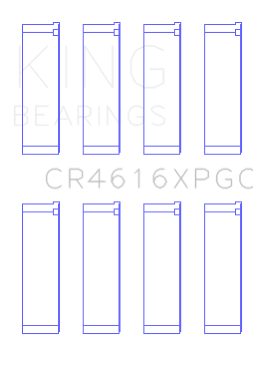 King Engine Bearings Subaru Fa20/ Toyota 4U-GSE Connecting Rod Bearing Set - Size +0.05mm