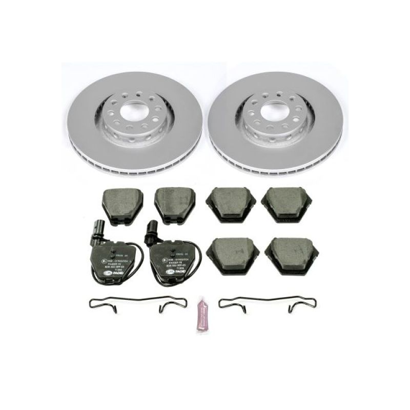 PowerStop Power Stop 02-04 Volkswagen Passat Front Euro-Stop Brake Kit