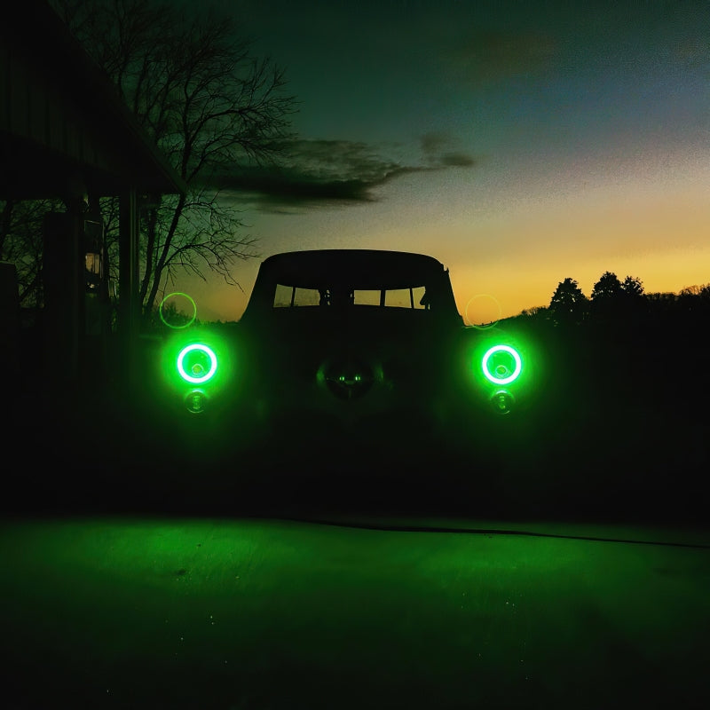 ORACLE Lighting Oracle Pre-Installed Lights 7 IN. Sealed Beam - Amber Halo