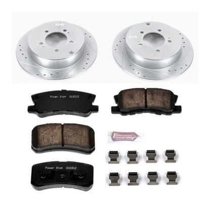 PowerStop Power Stop 09-15 Mitsubishi Lancer Rear Z23 Evolution Sport Brake Kit