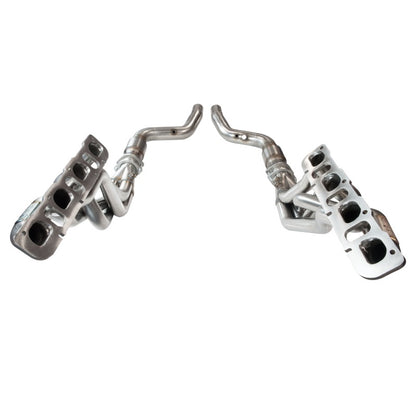 Kooks Headers Kooks 2008+ Dodge Challenger/Charger 2in x 3in SS Headers w/ Green Catted OEM Conn.