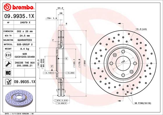 DELPHI LH7242 Brake Hose