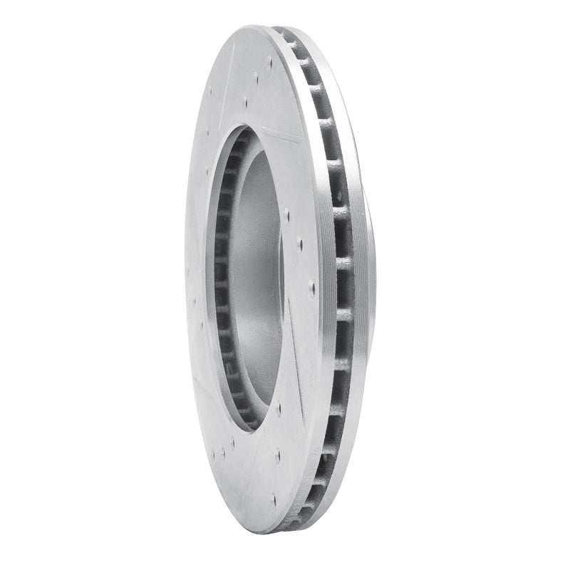 R1 Concepts R1 93-02 Chevrolet Prizm Front Right Drilled & Slotted Silver Brake Rotor