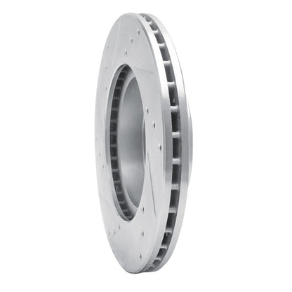 R1 Concepts R1 93-02 Chevrolet Prizm Front Right Drilled & Slotted Silver Brake Rotor
