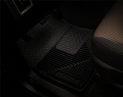 Husky Liners 94-01 Dodge Ram 1500/2500/3500/80-96 Ford Bronco Heavy Duty Black Front Floor Mats