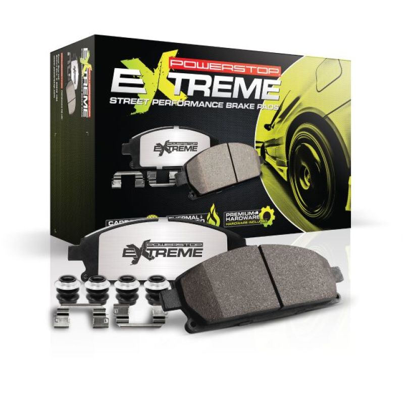PowerStop Power Stop 05-08 Chevrolet Cobalt Rear Z26 Extreme Street Brake Pads w/Hardware