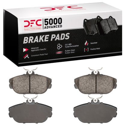 DFC 93-00 Ford Taurus (Excl SHO) Front 5000 Advanced Ceramic Brake Pads