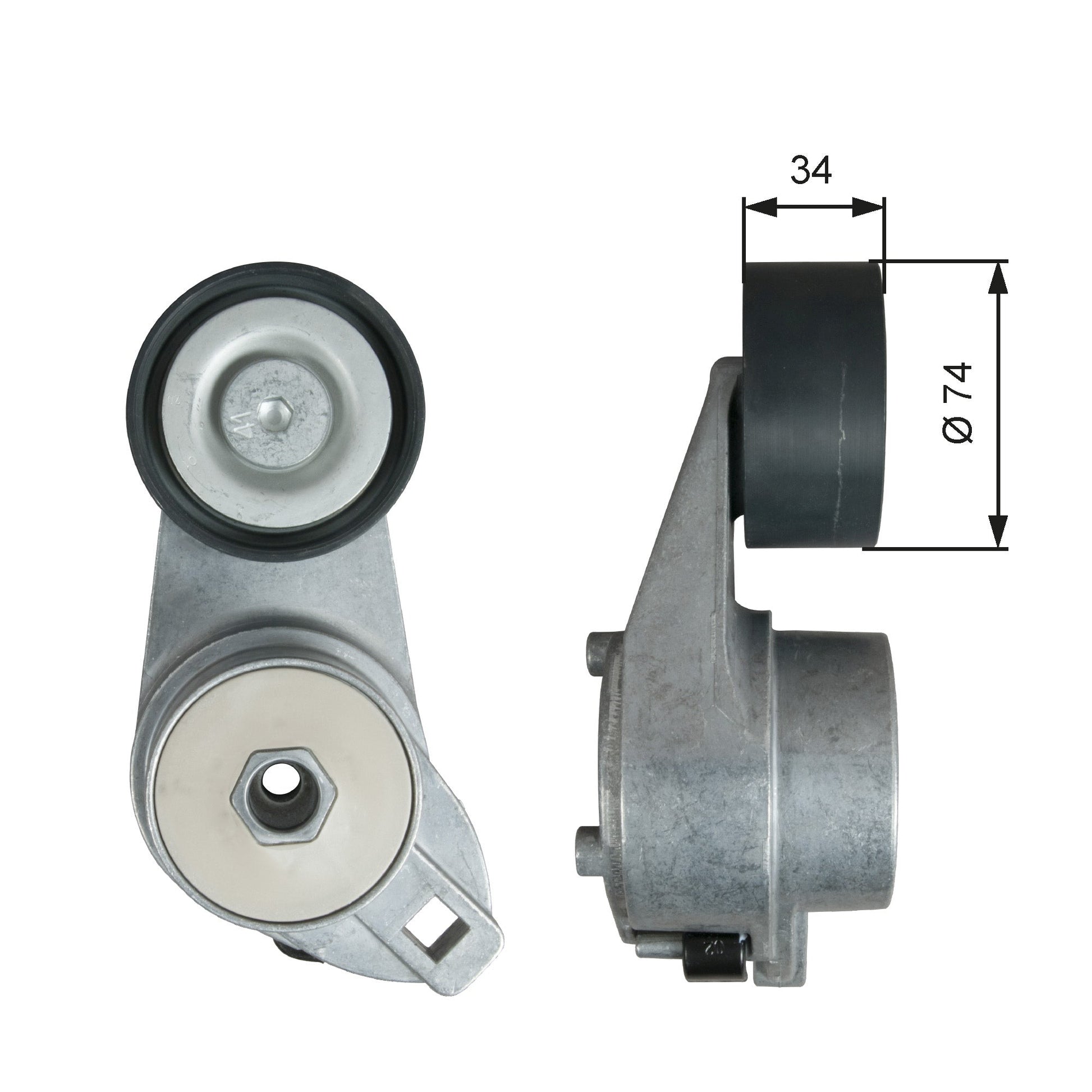 GATES GATT38580 V-Ribbed Belt Tensioner Lever