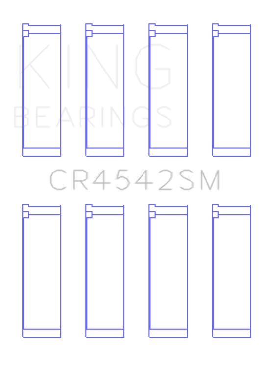 King Engine Bearings King Honda K-Series (Except A3)/ 16V 2.0L/ 2.3L/ 2.4L (Size 0.75) Connecting Rod Bearing Set