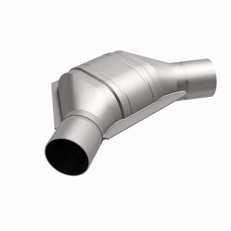 MagnaFlow Universal Catalytic Converter 2 inch Angled O/O PC2 Front