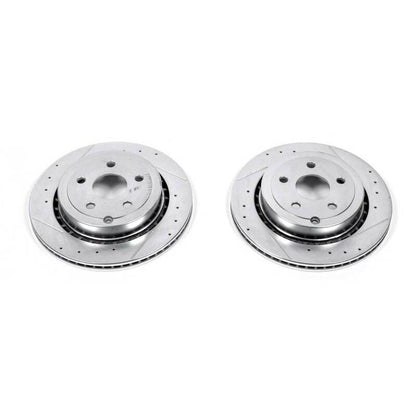 PowerStop Power Stop 11-17 Chevrolet Caprice Rear Evolution Drilled & Slotted Rotors - Pair