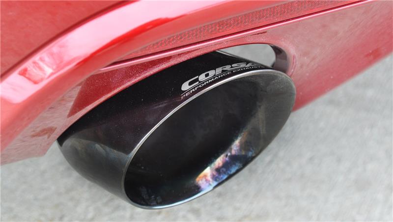 CORSA Performance Corsa 2015-2017 Ford Mustang GT 5.0 3in Axle Back Exhaust Black Dual 4.5in Tip Sport