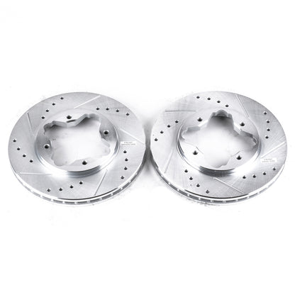 PowerStop Power Stop 1997 Acura CL Front Evolution Drilled & Slotted Rotors - Pair