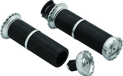 Kuryakyn Riot Grips Scout Silver