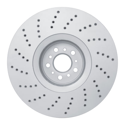 DFC 20-25 BMW X6 Right Front Drilled Hi-Carbon Alloy Geomet Coated Rotor