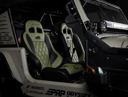 PRP Seats PRP EnduroCrawl Reclining Suspension Seat - Black Suede - Driver