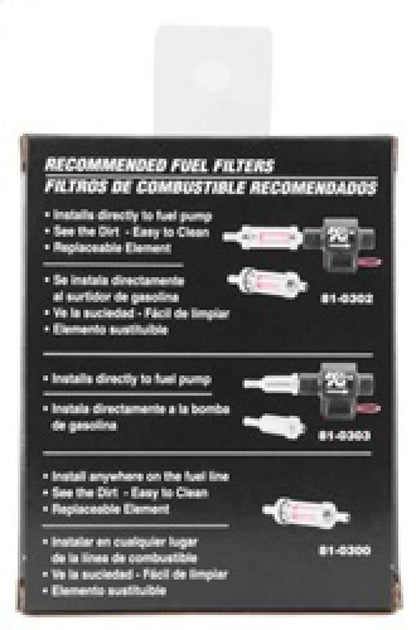 K&N Engineering K&N Performance Electric Fuel Pump 1-2 PSI