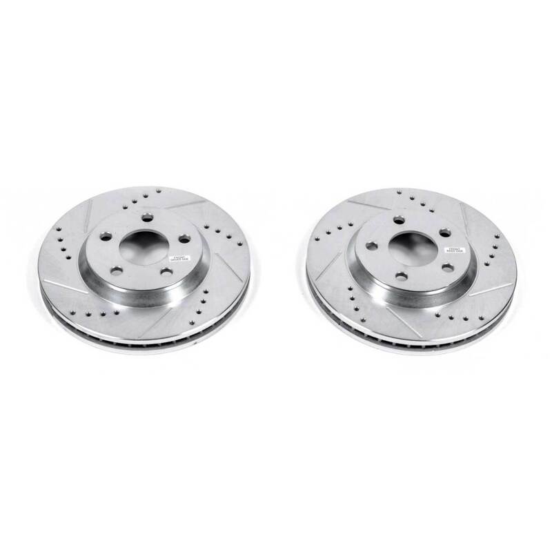 PowerStop Power Stop 2005 Buick LeSabre Front Evolution Drilled & Slotted Rotors - Pair