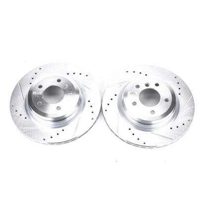 PowerStop Power Stop 2006 BMW 330i Rear Evolution Drilled & Slotted Rotors - Pair
