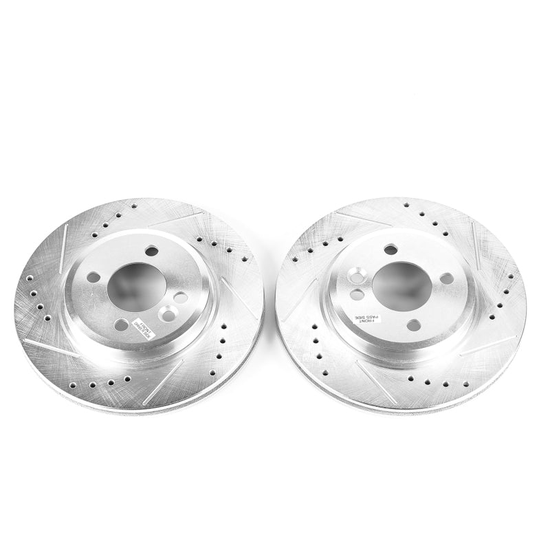 PowerStop Power Stop 02-07 Mini Cooper Front Evolution Drilled & Slotted Rotors - Pair